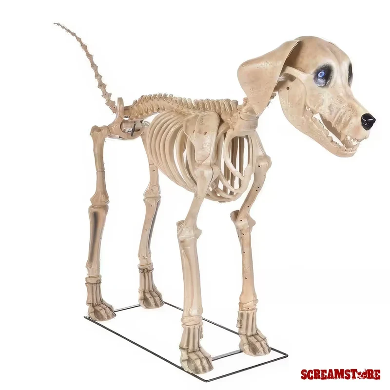 2026 Riesen Skelett Horror Köter Skelly LED Augen