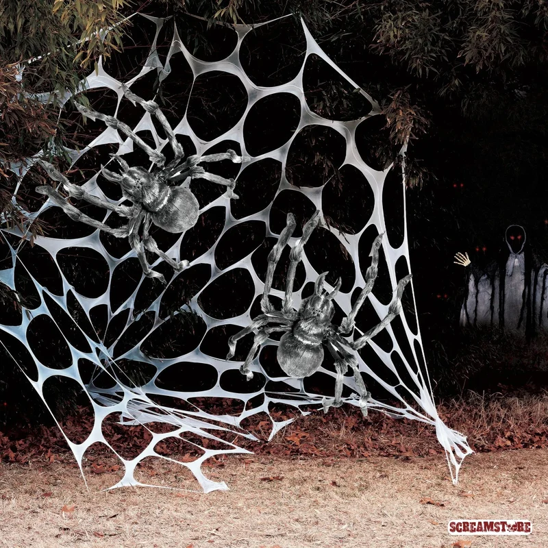 Horror Riesen Spinnen Netz 6 Meter Outdoor