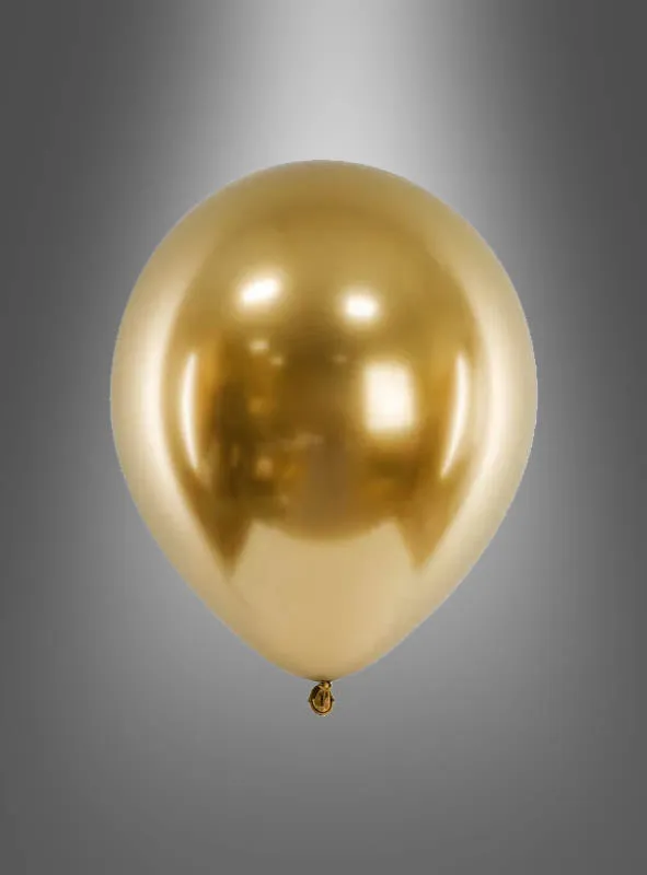 Glossy Glamour Luftballons 30cm gold 10 Stk.
