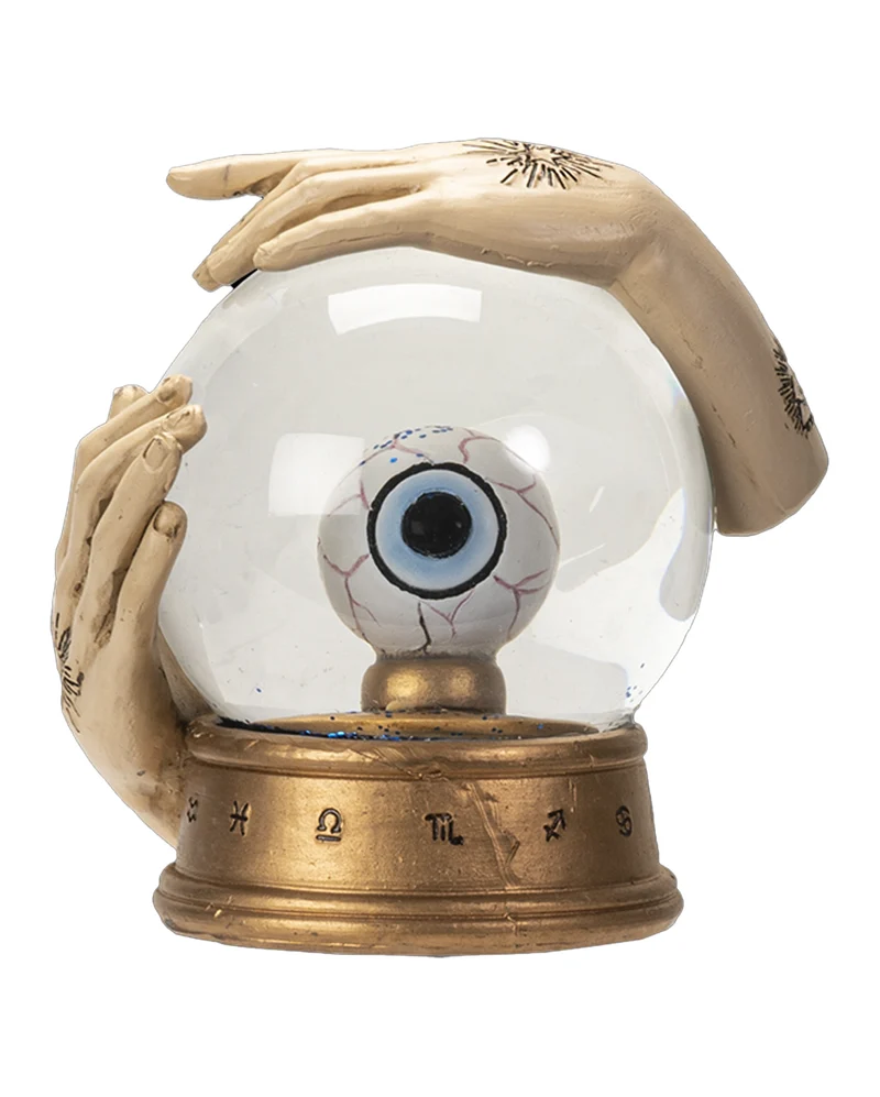 Hellseher Schneekugel mit Auge 13cm