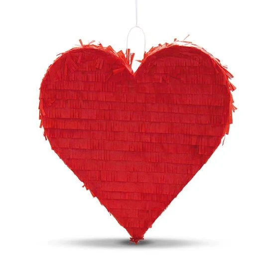 Herz-Piñata, rot, 45 cm