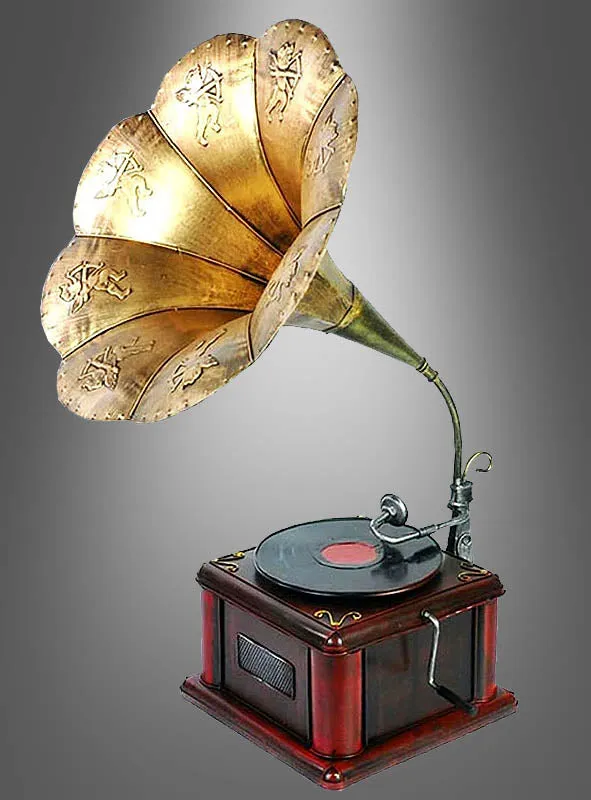 Nostalgie Deko Grammophon 20er Jahre