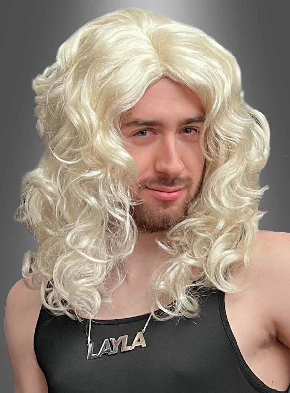 Layla Perücke blond mit Locken