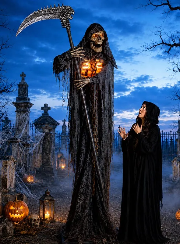 Gigantischer Tod 300cm Animatronic Figur XXL