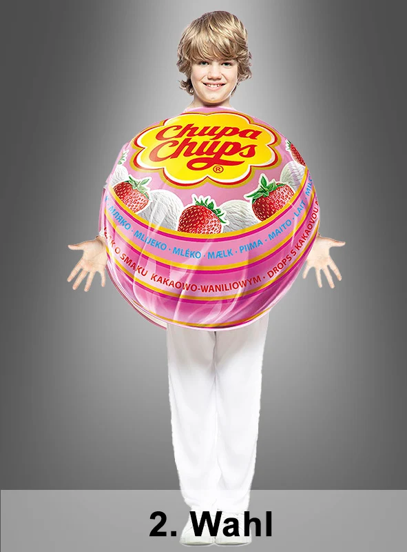 2.Wahl Chupa Chups Lolli Kostüm für Kinder
