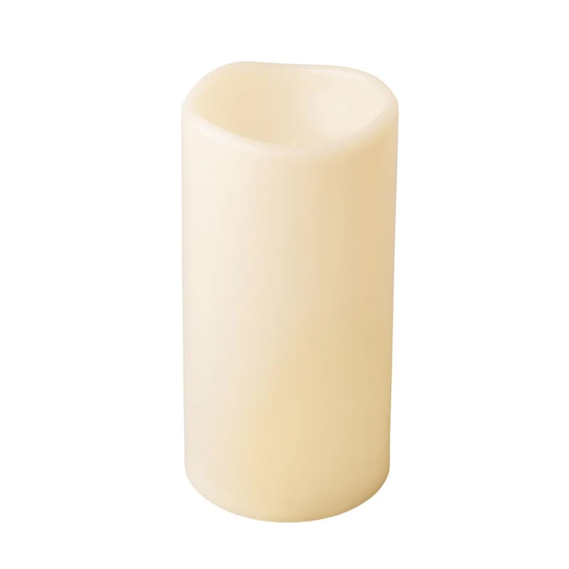 LED Kerze Flackereffekt 30,5 cm Outdoor cremefarben