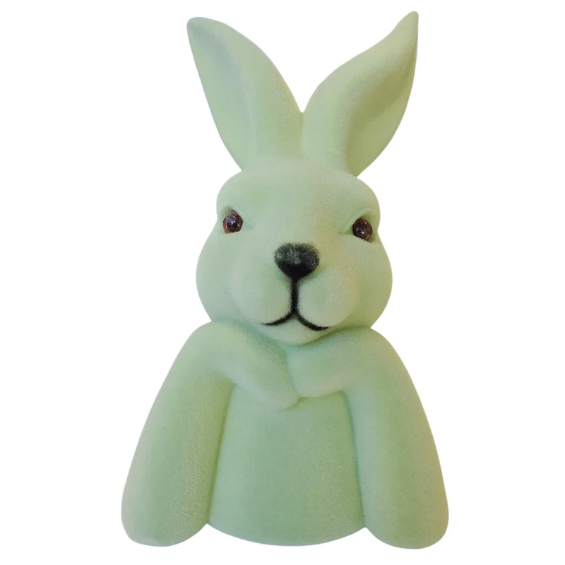 Hasenbüste Grün 29 cm Dekohase Osterdeko Deko Ostern Osterhase