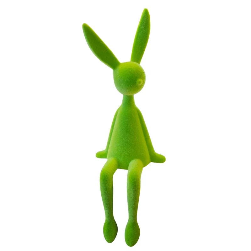 Kantenhocker Osterhase Grün 29 cm Dekohase Osterdeko Deko Ostern