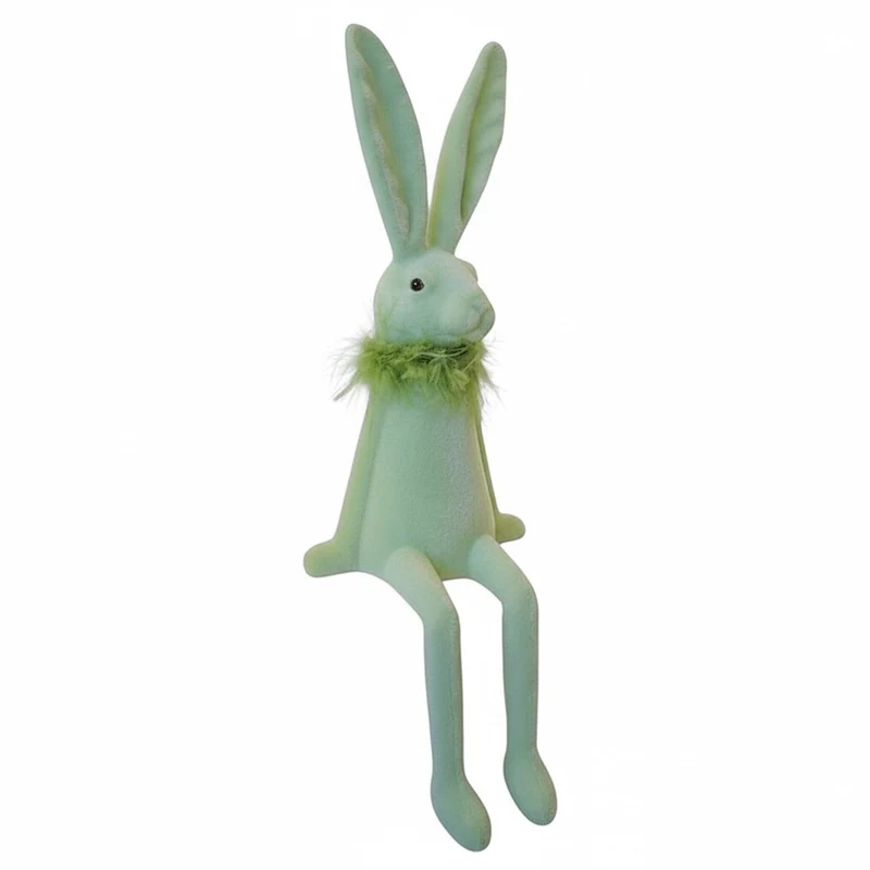 Kantenhocker Osterhase Grün 37 cm Dekohase Osterdeko Deko Ostern