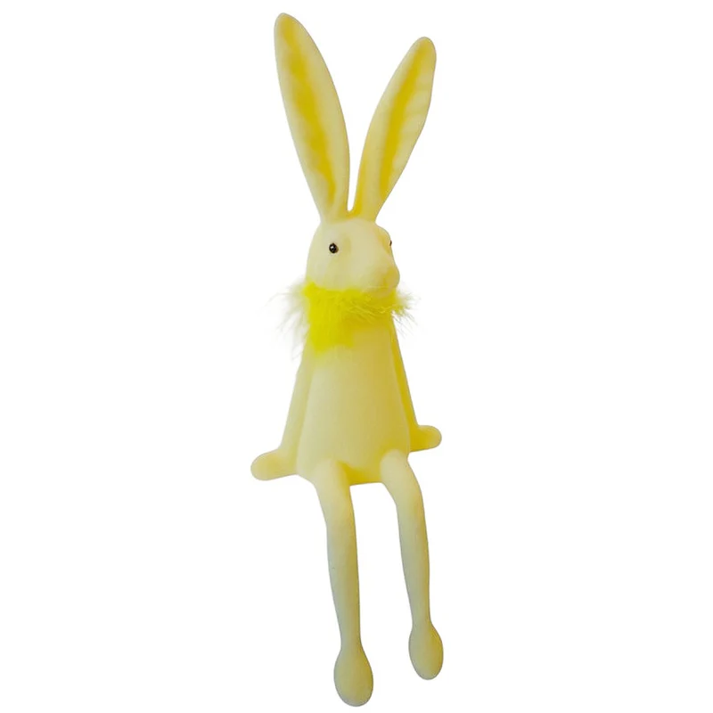 Kantenhocker Osterhase Gelb 37 cm Dekohase Osterdeko Deko Ostern