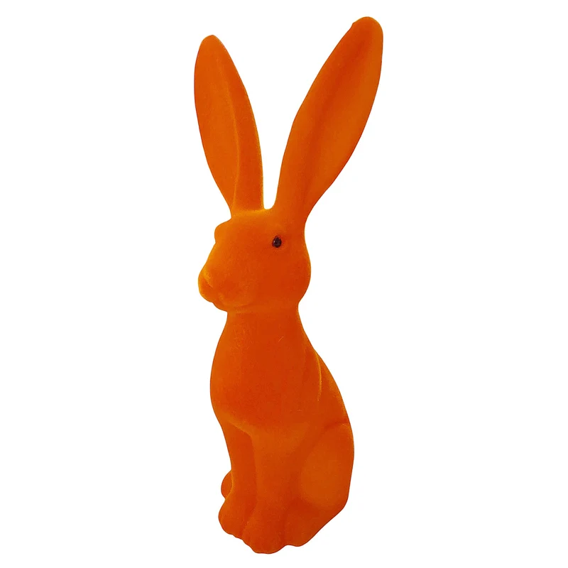 Deko Osterhase sitzend Orange 30 cm Dekohase Osterdeko Deko Ostern