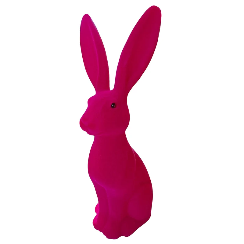 Deko Osterhase sitzend Pink 30 cm Dekohase Osterdeko Deko Ostern