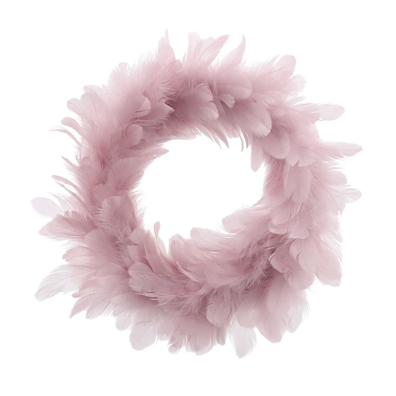 Federkranz Rosa 25 cm Dekokranz Osterdeko Deko Ostern Kranz