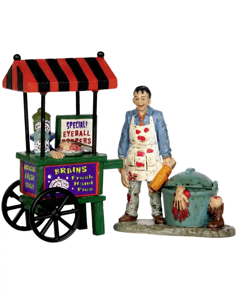 Lemax Spooky Town - Zombiehirn Essenswagen