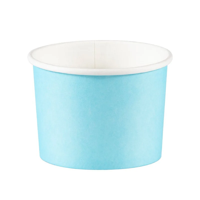 Hellblaue Snackschale 6,4cm 8Stk