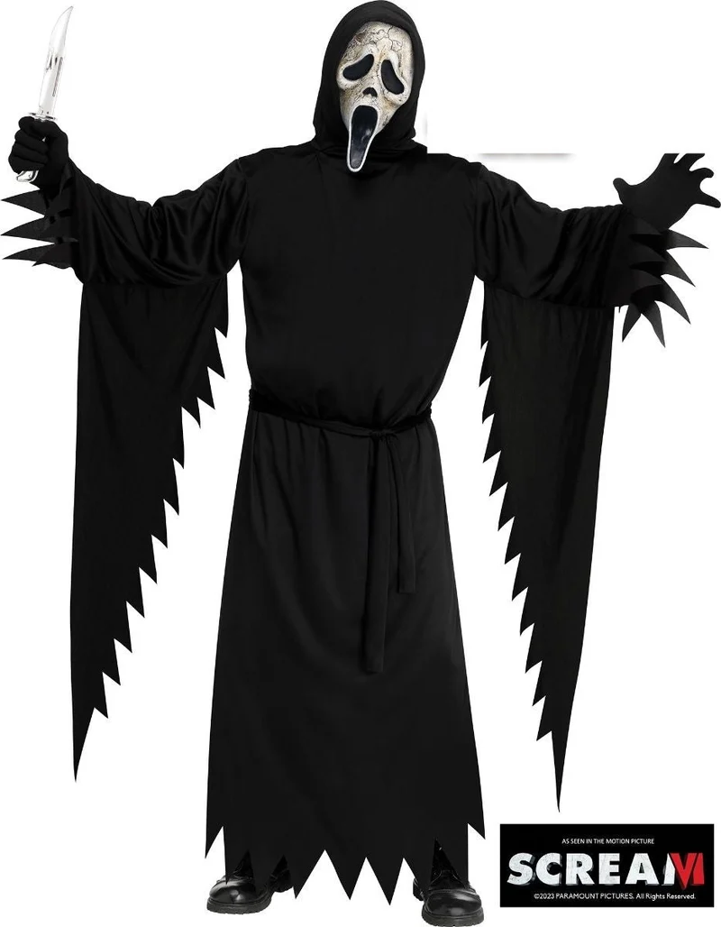 Halloween Kostüm Schwarzer Geist