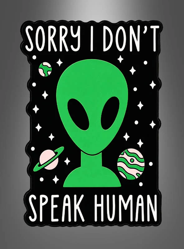 Alien Pins Anstecker Weltall