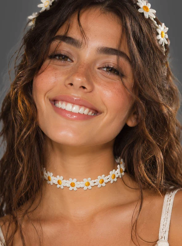 Gänseblümchen Halsband für Blumenkinder