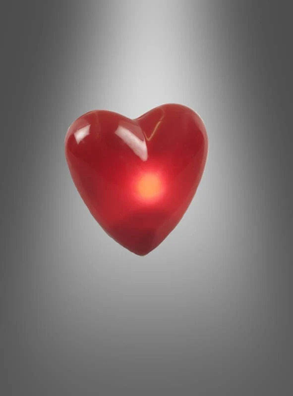 Blinkendes rotes Herz
