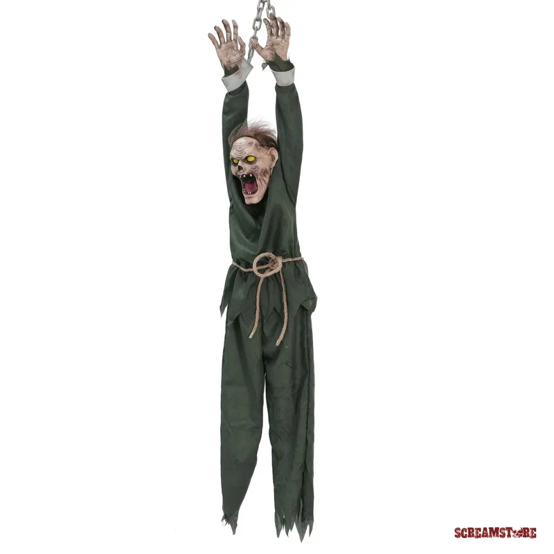 Hängender schreiender Zombie Hans