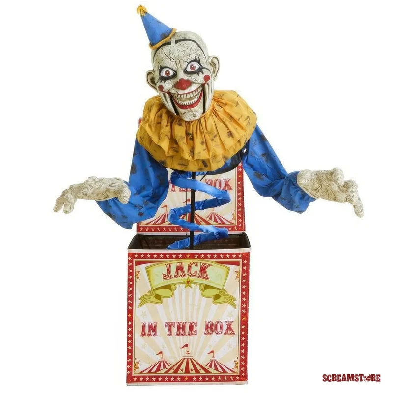 Creepy Horror Jester Jack in the Box Original