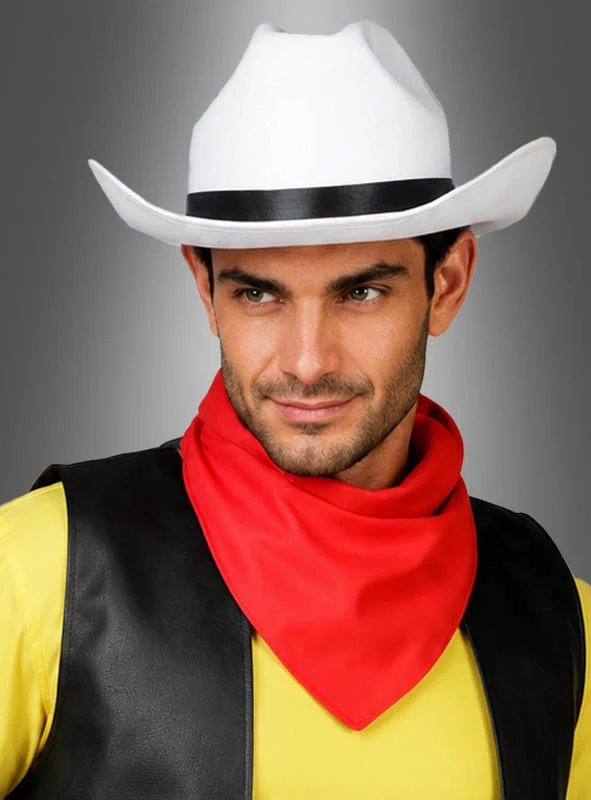 Lucky Luke Cowboyhut weiß