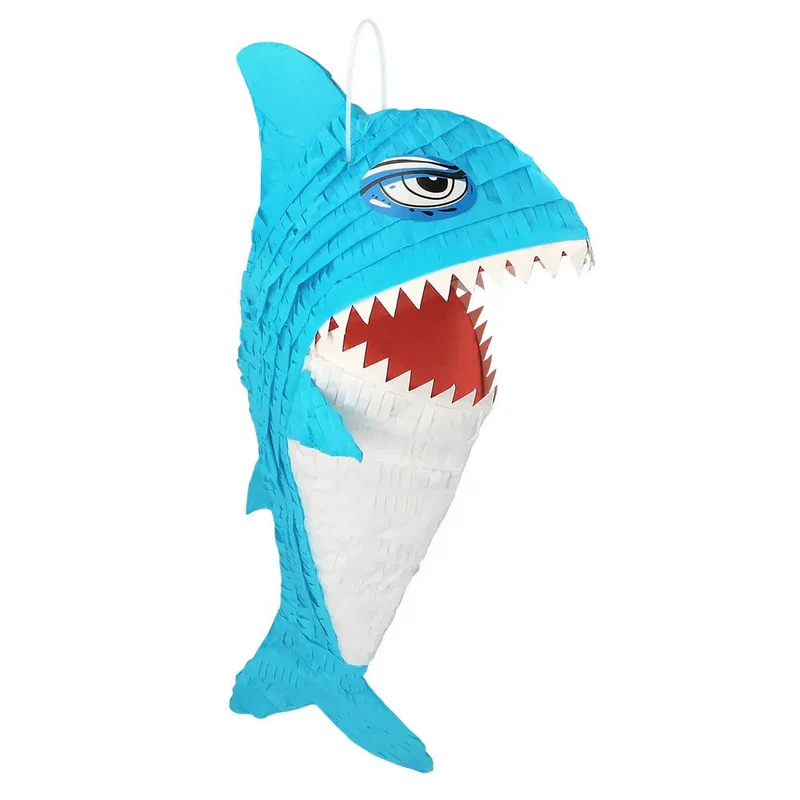 Piñata „Böser Hai“ (62,5 x 17,5 x 38 cm)