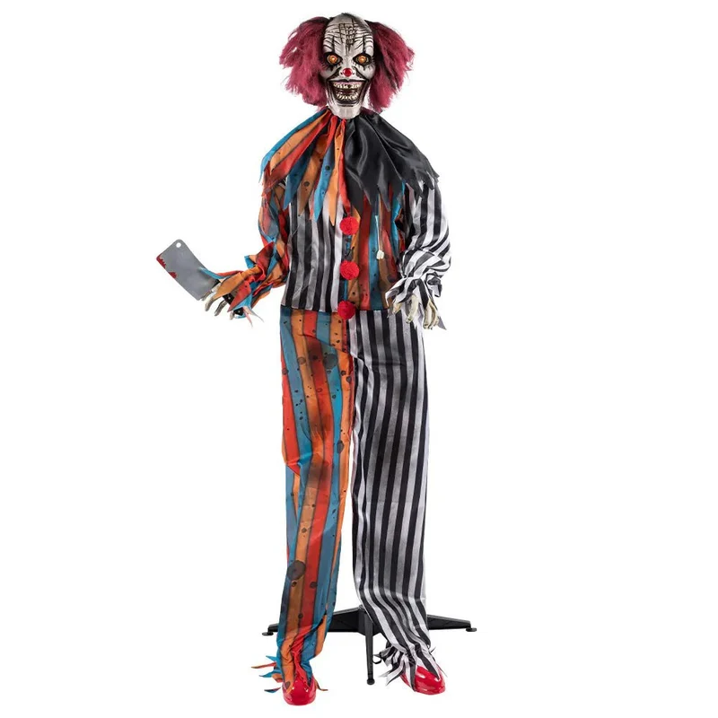 Stehende Dekoration „Clown Butcher“ (175 cm)