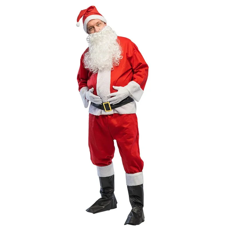 Kostüm für Erwachsene im Weihnachtsmann-Stil (M/L)