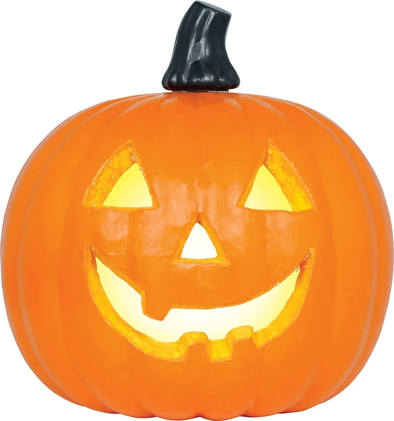 Halloween-Kürbis mit Licht, 45 cm