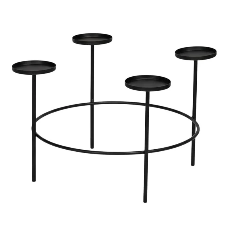 Adventskranz Metall 43 cm oder 31 cm modern Tischdeko Weihnachtsdeko Deko Weihnachten