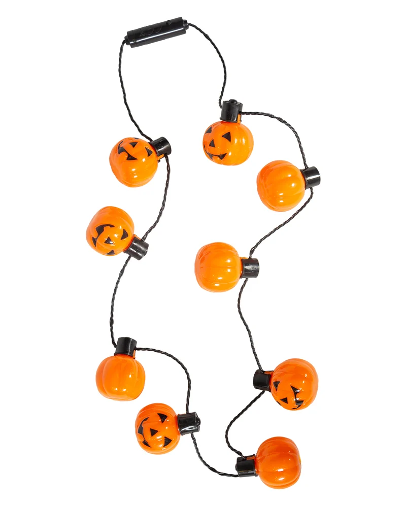 Halloween Kürbis LED Halskette