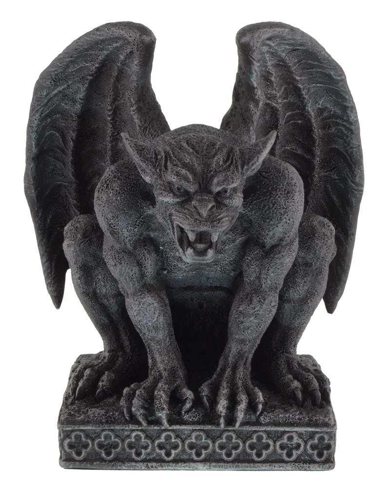 Zähnefletschender Gothic Gargoyle 15cm