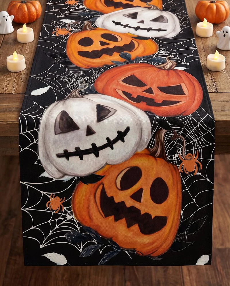 Haunted Pumpkin Night Tischläufer 183cm