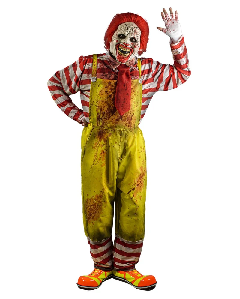 Fast Food Killerclown Kostüm