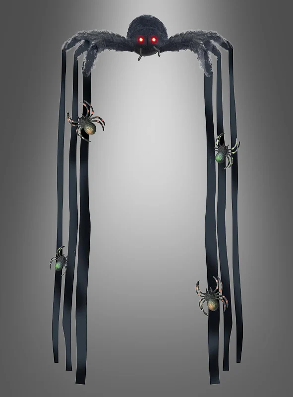 Riesige Deko Spinne animiert 90 cm