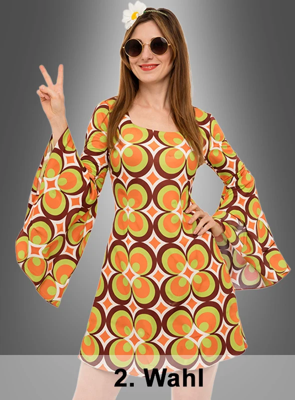 2. Wahl 70er Retro Kleid Nicky waschbar