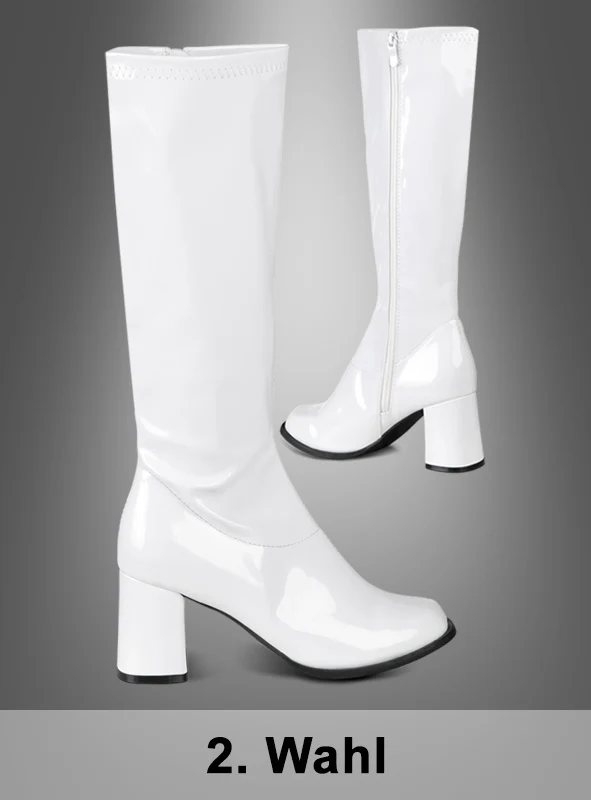 2.Wahl 70er Jahre Stiefel Lackstiefel