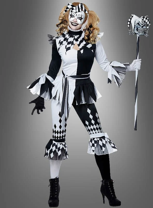 Harlekin Clown für Damen