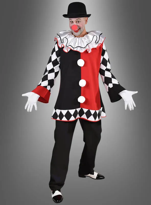 Deluxe Harlekin Clown Oberteil