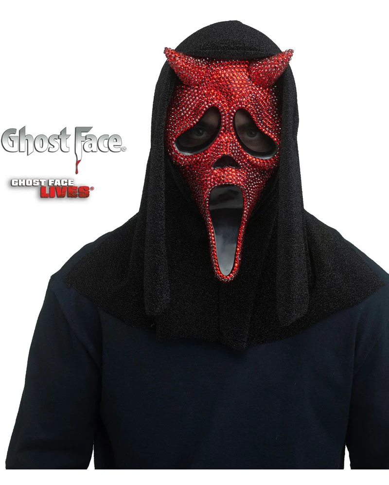 Ghost Face Teufel Bling Bling Maske