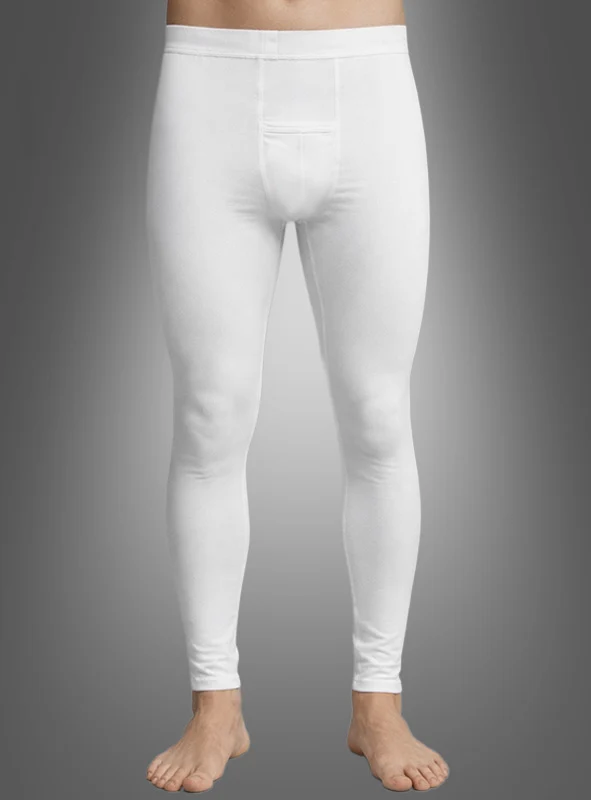 Strumpfhose oder Leggings für Männer weiß