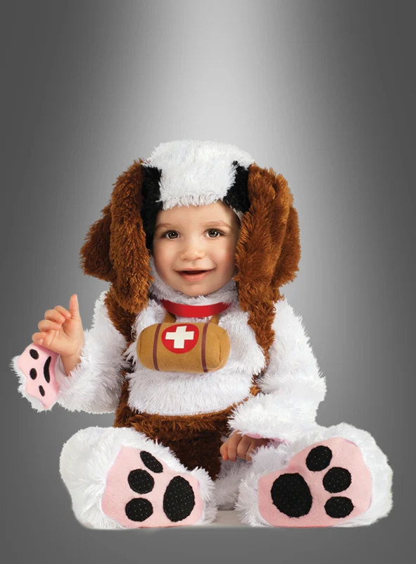 Bernhardiner Hundekostüm für Babys Strampelanzug