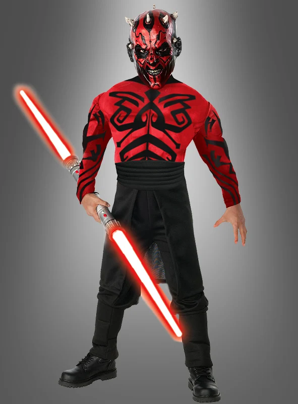 Darth Maul Kinderkostüm deluxe mit Muskeln