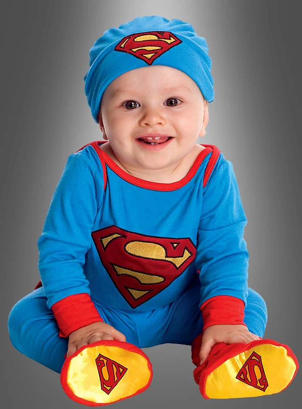 Lizenz Superman Babykostüm