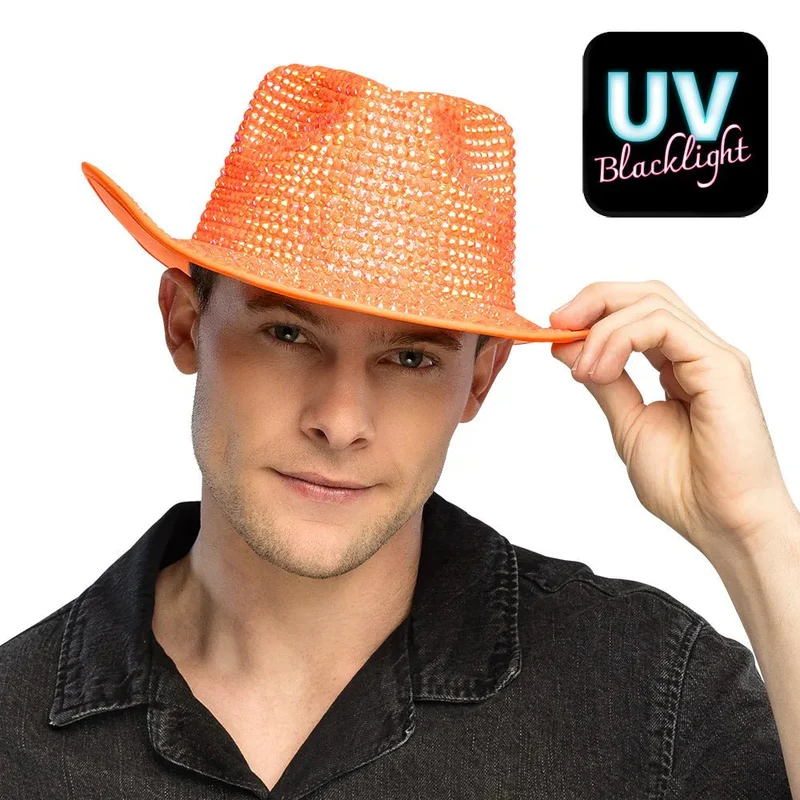 Cowboyhut Aurora neonorange UV