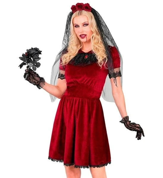 Halloween-Kleid für Damen: Gothic-Vampirbraut