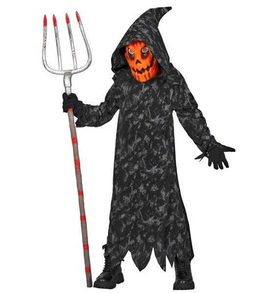 Halloween-Kostüm für Kinder: Kürbismäher