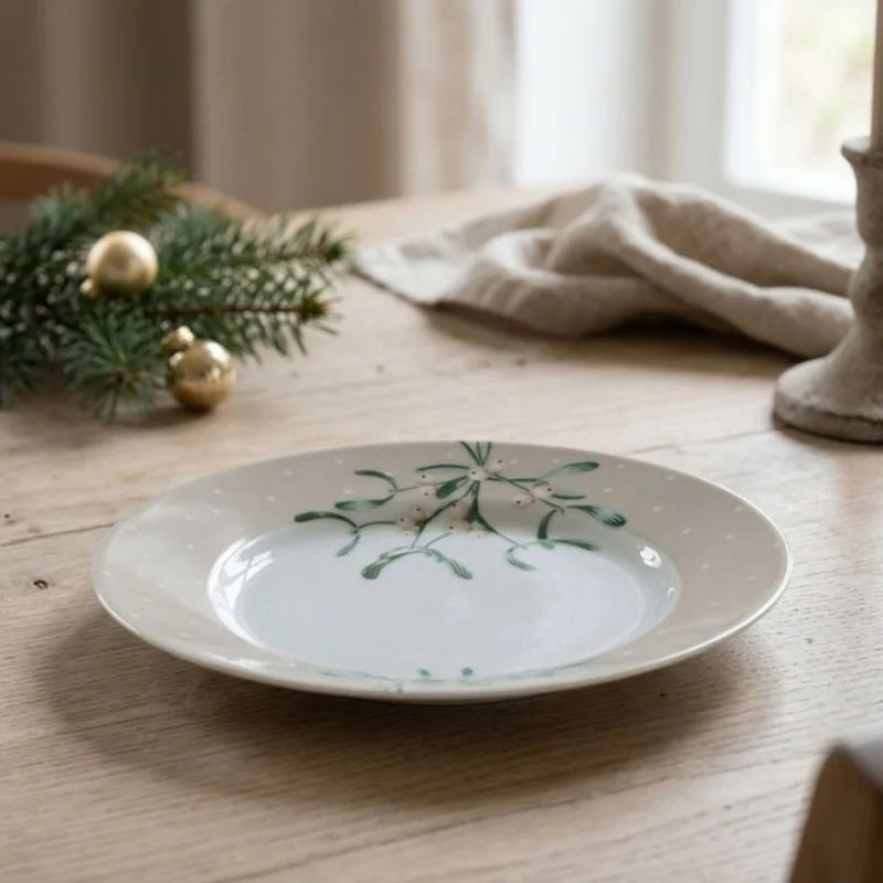 Frühstücksteller Winterzweig