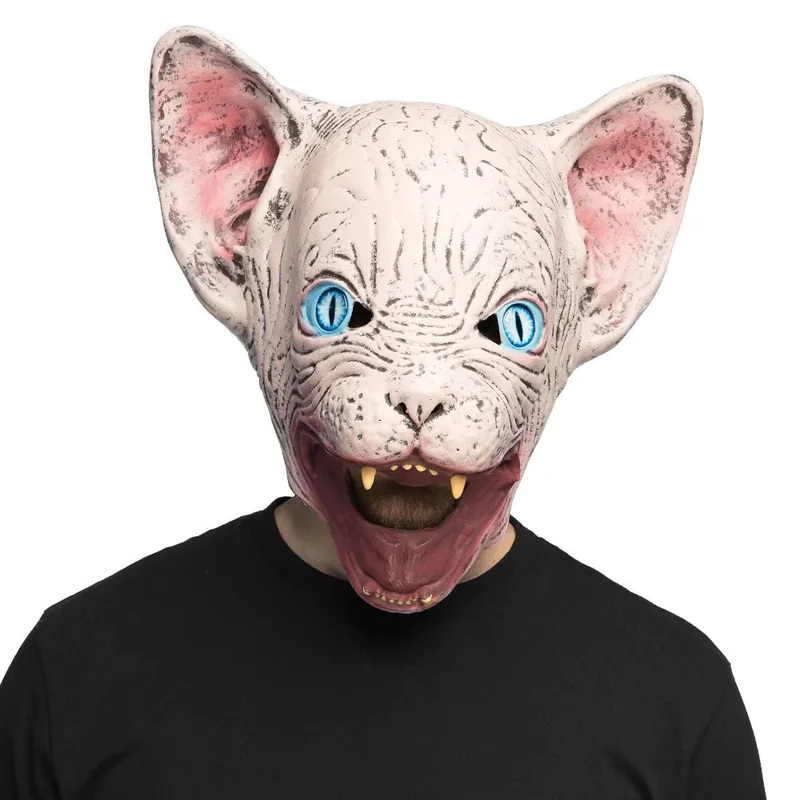 Latex-Gesichtsmaske „Horror Cat“